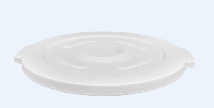 Polyethylene Tight-Fitting Lid for 80582 Round Food Storage Container